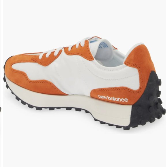 New Balance 327 Casual Sneakers Shoes Women 9.5 / Men 8 Rust Oxide Timberwolf - Picture 4 of 16